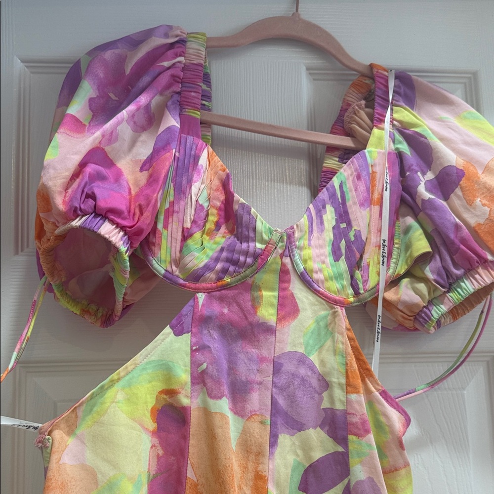 For Love And Lemons Multicolor cut out sexy Dress - Picture 6 of 9